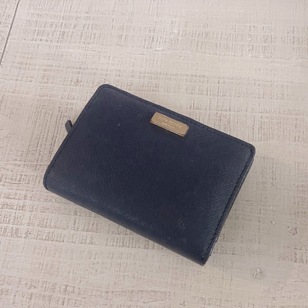 Navy Kate Spade Wallet - Picture 2 of 4